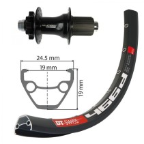 XLC ROUE ARR.27.5"JANTE DT SWISS AXE 12MM-142MM 6 TROUS NRE - 2146831400 - 4055149016869