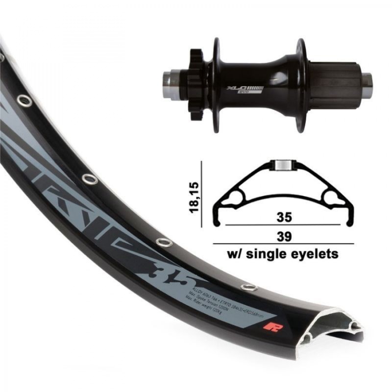 XLC RO.AR.27.5  RODI TRYP 35 DIS.32T.6 VIS 148 BOOST A/OE.N. - 2146832800 - 4055149252700