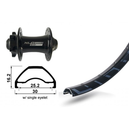 XLC TA-15 R.AV.29  RODI READY 25 D.32T.6 VIS 100 V8.5 A/OE.N - 2146852500 - 4055149127466