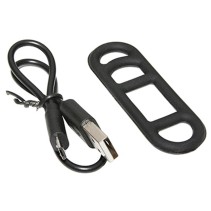 ECLAIRAGE VELO USB AVANT NEWTON LIGHT22AF COB LEDS 130 LUMENS ARGENT-NOIR