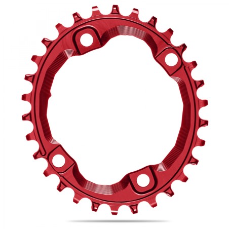 PL.AB.BL.OV.30D 96 BCD 4 B.ASYM.SH.XT M8000 ALU ROUGE(A/VIS) - OV96XT8000/30RD - 5110846001156