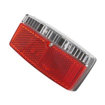 ECLAIRAGE VELO A DYNAMO ARRIERE SUR PORTE-BAGAGE P2R 2 LEDS NOIR