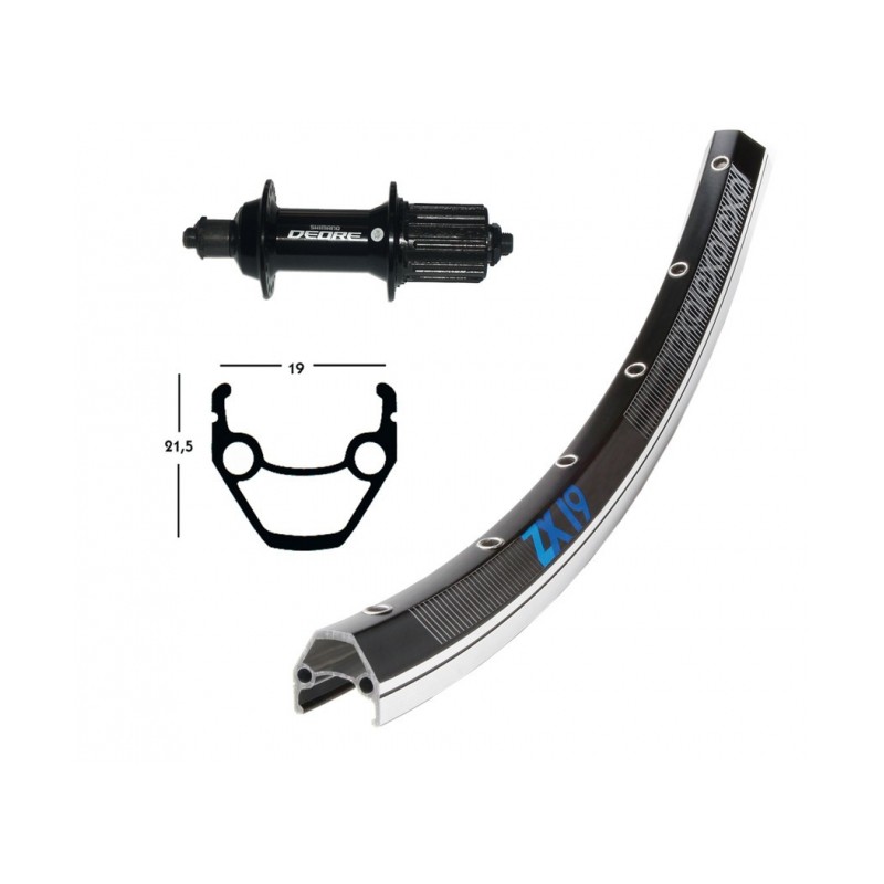 R.AR.28x1.75 WINO.EXAL ZX 19 36TR.DEORE BLO.RA.135 8/9V N/AR - 2146564000 - 4032191329116
