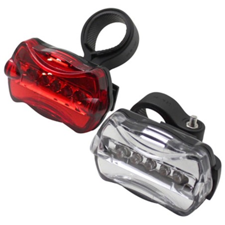 ECLAIRAGE VELO A PILE KIT SUR CINTRE-TIGE DE SELLE P2R A LEDS