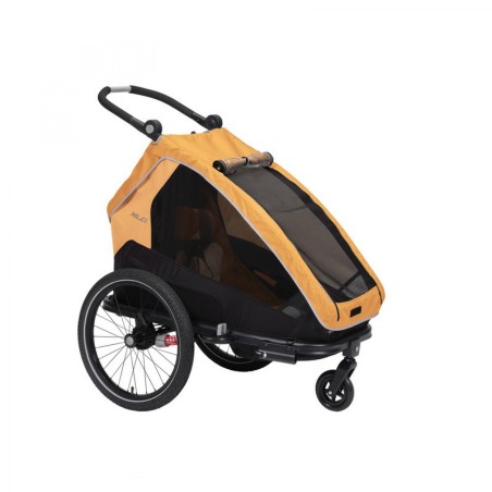 XLC REMORQUE ENFANT MONO S 20   GRIS/ORANGE/ANTHRACITE - 3092000701 - 4055149454630
