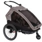 XLC REMORQUE ENFANT DUO S 20 GRIS/BEIGE/ANTHRACITE - 3092000705 - 4055149454647