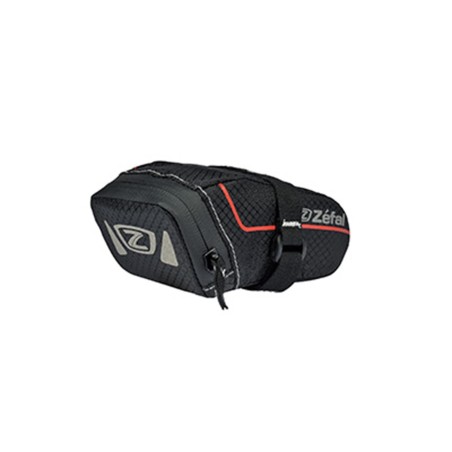SACOCHE DE SELLE VELO ZEFAL ZLIGHT PACK XS 0,3L NOIR-GRIS FIXATION VELCRO