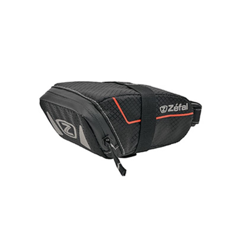 SACOCHE DE SELLE VELO ZEFAL ZLIGHT PACK S 0.5L NOIR-GRIS FIXATION VELCRO