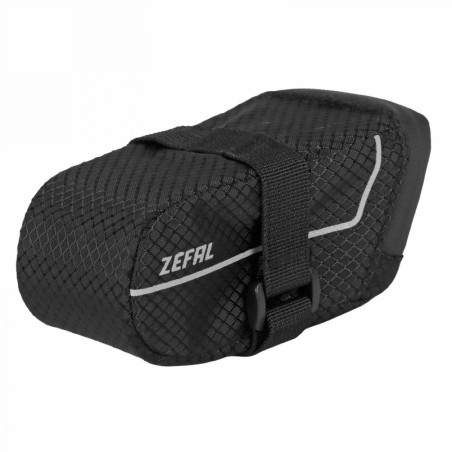 SACOCHE DE SELLE VELO ZEFAL ZLIGHT PACK S 0.5L NOIR-GRIS FIXATION VELCRO