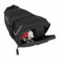 SACOCHE DE SELLE VELO ZEFAL ZLIGHT PACK M 0.9L NOIR-GRIS FIXATION VELCRO