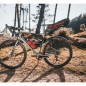 SACOCHE DE SELLE VELO ZEFAL Z-ADVENTURE R17 POUR 17L NOIR-ROUGE ETANCHE FIXATION VELCRO ( L 62cm x l 24cm x 20cm) CHARGE MAXI