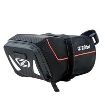 SACOCHE DE SELLE VELO ZEFAL ZLIGHT PACK L 1.4L NOIR-GRIS FIXATION VELCRO