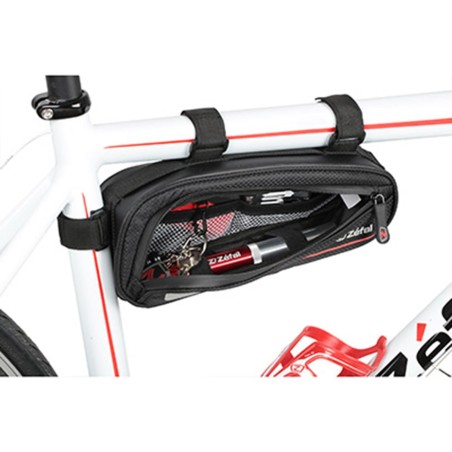 SACOCHE DE CADRE VELO ZEFAL Z FRAME 1.3L NOIR FIXATION VELCRO