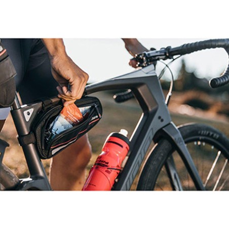 SACOCHE DE CADRE VELO ZEFAL Z FRAME 1.3L NOIR FIXATION VELCRO