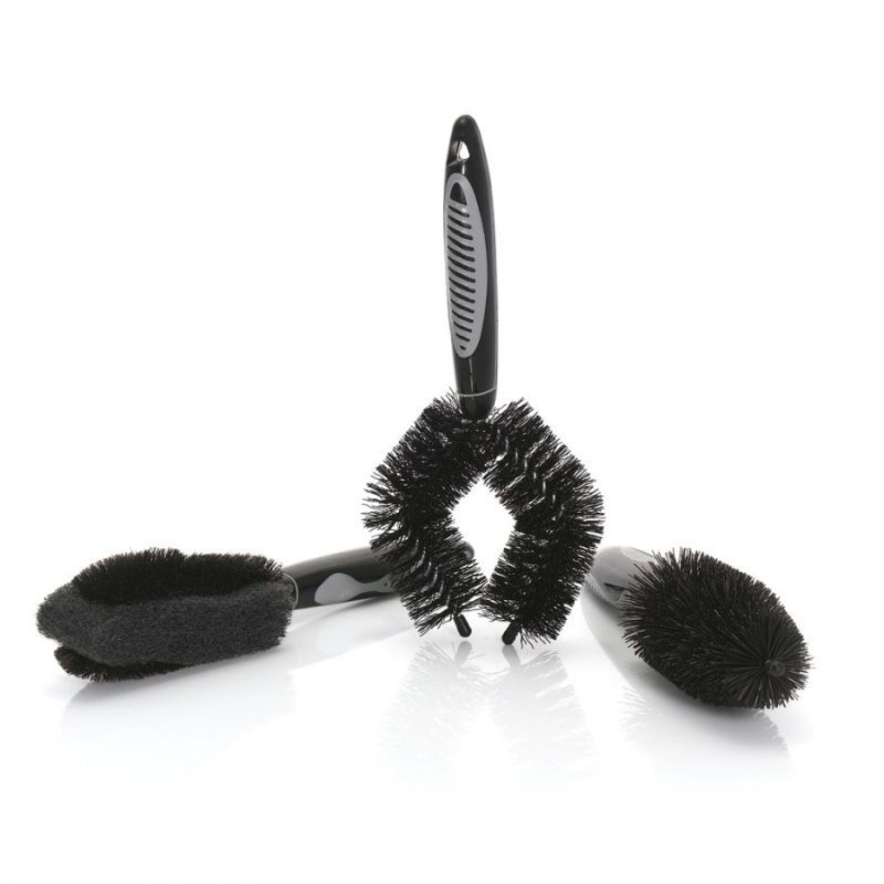 XLC TO-S56 JEU DE 3 BROSSES DIFFÉRENTES NOIRES - 2503614200 - 4032191656892
