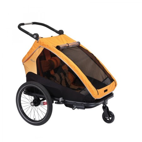 XLC REMORQUE ENFANT DUO S 20 ORANGE/ANTHRACITE - 3092000706 - 4055149454654