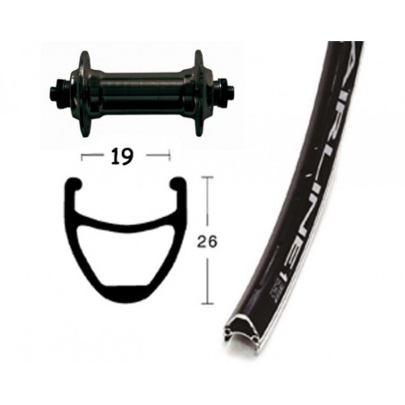 R.AV.28x1.75 WINORA VUELTA AIRLINE 36 TR.BLOC.RAP.100 NR/AR - 2146567000 - 4032191779935