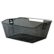 PANIER ARRIÈRE MIJNENPIEPER MAILLE SERRÉ 39x30x17 PVC NOIR - 10030 - 4055149006075