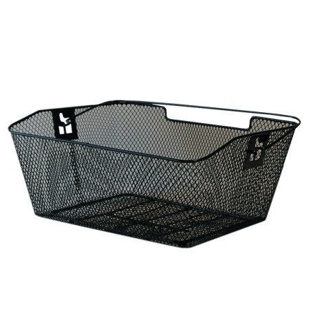 PANIER ARRIÈRE MIJNENPIEPER MAILLE SERRÉ 39x30x17 PVC NOIR - 10030 - 4055149006075