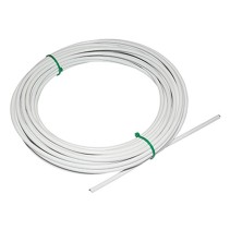 GAINE DE FREIN FIBRAX BLANC 5mm (ROULEAU DE 15M) AVEC LINER TEFLON