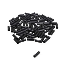 EMBOUT DE GAINE 5 mm PLASTIQUE NOIR (BOITE DE 100)