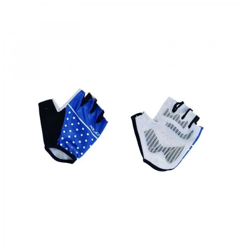 XLC CG-S10 GANTS COURTS BLEUS À POIS BLANCS TAILLE XS - 2500148150 - 4055149334161