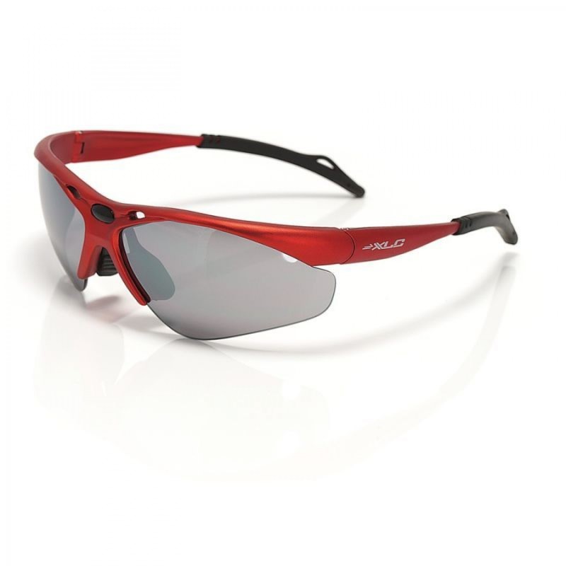 XLC SG-C02 LUNETTES TAHITI MONTURE ROUGE,VERRES MIROIR - 2500151000 - 4032191663012