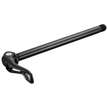 AXE-BLOCAGE DE ROUE VTT TRAVERSANT ARRIERE SHIMANO 12X148 NOIR FILETAGE 1.5 (170mm HORS BUTEE)