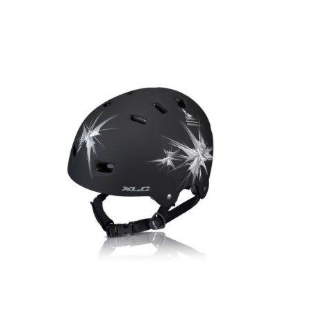 XLC BH-C22 CASQUE URBAN SPIKES 12 TROUS NOIR MAT T.U (53-59) - 2500180090 - 4055149095338