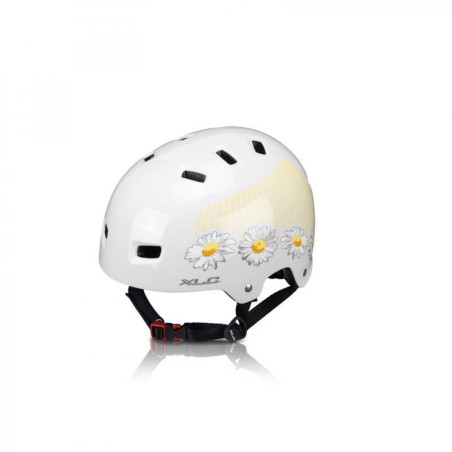 XLC BH-C22 CASQUE URBAN FLEURS 12 TROUS CRÈME T.U (53-59) - 2500180093 - 4055149103071