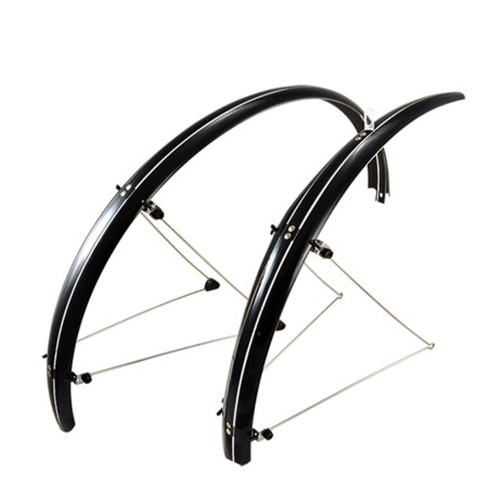 GARDE BOUE VTC 28'' STRONG TOUR PLASTIQUE A TRINGLES 54MM NOIR (PR)