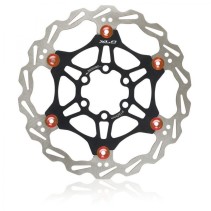 XLC BR-X50 DISQUE DE FREIN 160mm ACIER INOXYDABLE NOIR/ROUGE - 2500321600 - 4032191840512