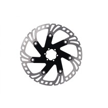 XLC BR-X113 DISQUE DE FREIN 6 TROUS 220 mm ACIER NOIR/ARGENT - 2500321850 - 4055149353476