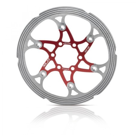 DISQUE XLC BR-X59 Ø 203 MM ROUGE/ARGENT USINÉ CNC - 2500322520 - 4032191951447
