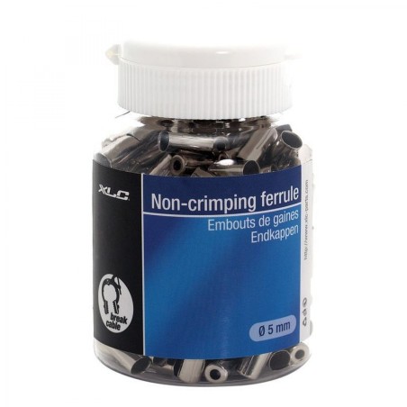 XLC BR-X10 200 EMBOUTS DE GAINE DE FREINS DE 5.0mm ALUMINIUM - 2500360500 - 4032191694412