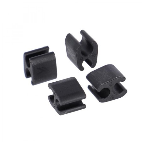 XLC BR-X119 KIT ATTACHE-CÂBLES 4 mm GAINE 5 mm (4 UNITÉS) - 2500361023 - 4055149419820