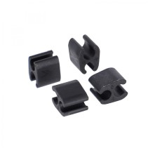 XLC BR-X119 KIT CLIPS ATTACHE-CÂBLES 4mm GAINE 5mm (30 UN.) - 2500361024 - 4055149419837
