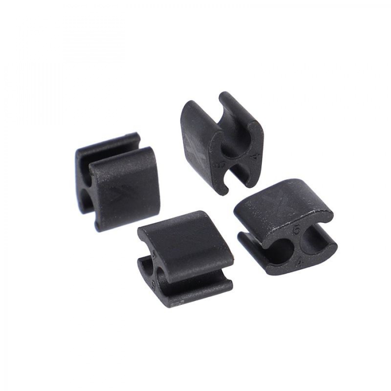 XLC BR-X119 KIT CLIPS ATTACHE-CÂBLES 4mm GAINE 5mm (30 UN.) - 2500361024 - 4055149419837