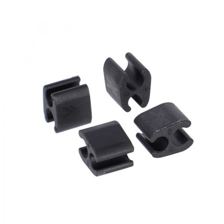 XLC BR-X119 KIT CLIPS ATTACHE-CÂBLES 4mm GAINE 5mm (30 UN.) - 2500361024 - 4055149419837
