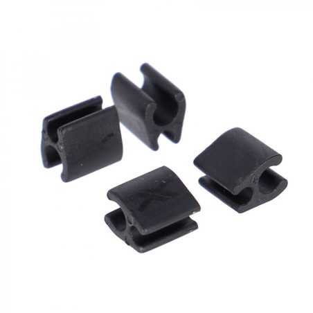 XLC BR-X121 KIT CLIPS ATTACHE-CÂBLES Di2 2.5 GAINE 4mm 4 UN. - 2500361027 - 4055149419868