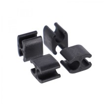 XLC BR-X122 KIT CLIPS ATTACHE-CÂBLES 5mm GAINE 5mm (4 UN.) - 2500361029 - 4055149419899