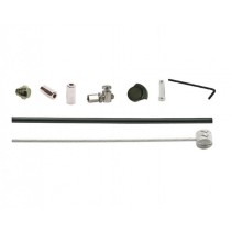 XLC BR-X94 KIT CÂBLE FREIN ROULEAUX GAINE NOIRE 1700/2350mm - 2500365070 - 4055149337360