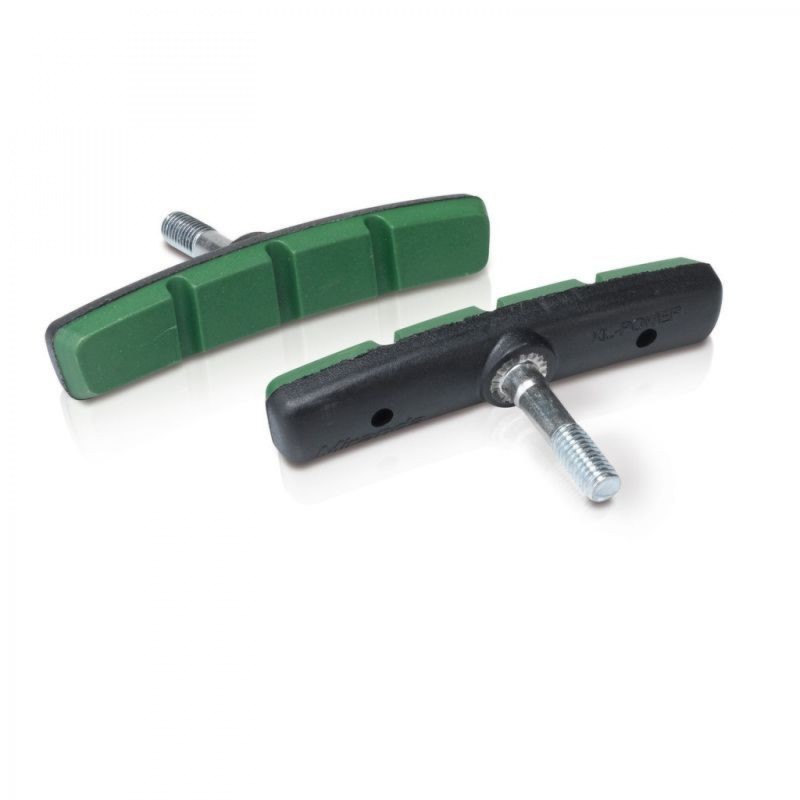 XLC BS-V11 SET 4 PATINS V-BRAKE 72 MM E-BIKE NOIR/VERT - 2500382500 - 4032191951454