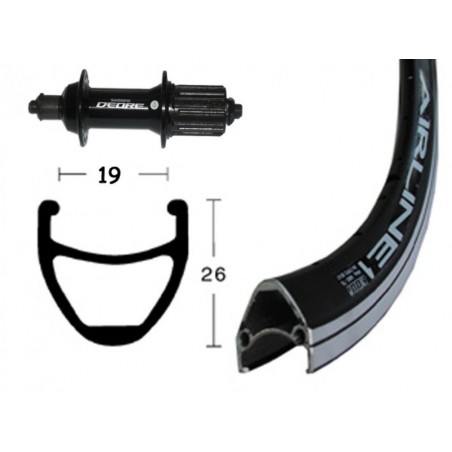 R.AR.28x1.75 WIN.VUELTA AIRLINE 36TR.DEORE BLO.RA.135 8/10 N - 2146568300 - 4032191563596