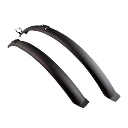GARDE BOUE CITY-VTC RAPIDE 28'' POLISPORT FLORIDA NOIR POUR V-BRAKE (PAIRE)