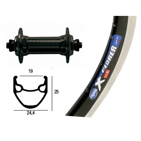 R.AVA.26x1.75 WINORA RIGIDE X-PLORER 36 TR.BLO.RAP.100 NR/AR - 2146613000 - 4032191779386