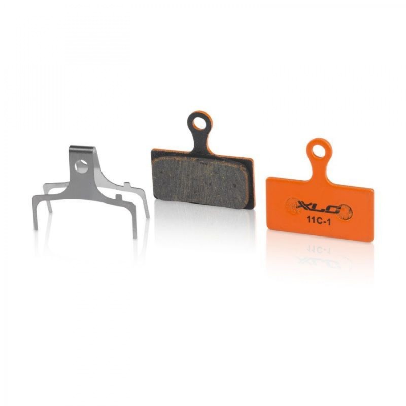 XLC BP-O25 PLAQUETTES FR.DISQUE SH.ALFINE,BR-M675 ORG.ORANGE - 2500395100 - 4032191840468