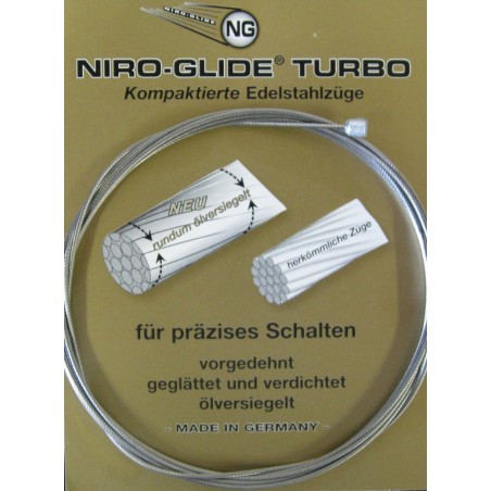 CÂBLE DÉR.AR.NIRO-GLIDE TURBO ACIER INOX.4500mm x 1.1mm (UN) - 104010016 - 4025923302242