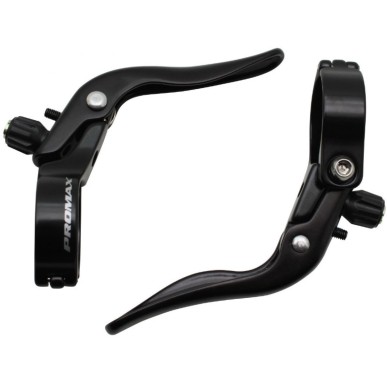 LEVIER DE FREIN ROUTE - CYCLOCROSS ADDITIONNEL PROMAX NOIR FIXATION CINTRE 25,8-31,8 (PAIRE)