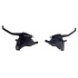 LEVIER/MANETTE VTT 7VX3. V BRAKE ALU NOIR 2 DOIGTS AV. CABLE (PR)